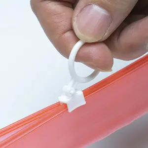 YR Factory Direct Sale Plastic Press Lock Zipper Recycled Pe Pp Pvc Plastic Zipper New Designs Zippers