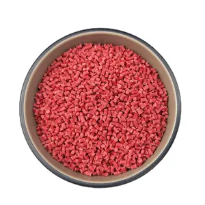 High quality wholesale Plastics Reinforced PA6 gf15 red color Pellets Granules passed RoSH REACH