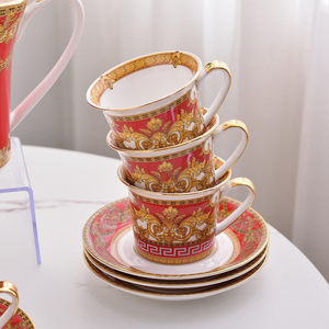 Promoción 15PCs Bone China Juegos de café y té - Product Image 3