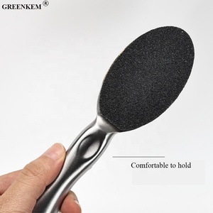 Lime à <span class=keywords><strong>sable</strong></span> réutilisable double face en acier inoxydable pour les soins des <span class=keywords><strong>pieds</strong></span> lime à callosités outil de pédicure professionnel vente en gros - Product Image 3