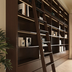 Estantería Abierta de Madera Maciza Estilo Europeo, Mueble Personalizado para Sala de Estar o Dormitorio, Muebles Ecológicos para Toda la Casa - Product Image 1