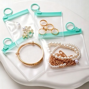 Bolsa de Plástico Transparente Personalizada con Cierre de Cremallera de PVC EVA para Joyería, Anillos, Pulseras, Pendientes, Bolsa de Plástico Antioxidante con Cierre Hermético y Tirador de Anillo - Product Image 6