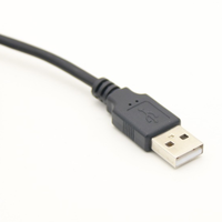 Micro USB Up Down Ieft sudut kanan bawah, BM ke AM USB 2.0 kabel ekstensi Data