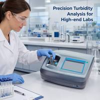 Turbidimètre de laboratoire de table TL2300 EPA avancé avec écran tactile couleur de 7 pouces, conforme à la norme USEPA 180.1