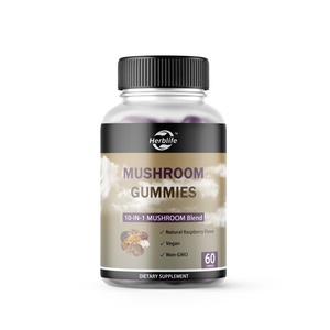 Gomitas de Hongos OEM/ODM, Suplemento Funcional de Hongos 10 en 1 para el Estado de Ánimo y la Concentración con Melena de León, Cola de Pavo y Cordyceps - Product Image 1