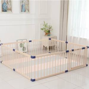 คอกกั้นเด็กแบบพกพาปรับขนาดและรูปทรงได้  คอกไม้พับได้  ศูนย์กิจกรรมสำหรับเด็ก  รั้วเด็กพร้อมประตู - Product Image 2