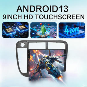 Estéreo para Auto de Fábrica <span class=keywords><strong>con</strong></span> <span class=keywords><strong>Pantalla</strong></span> Táctil Retráctil de 9 Pulgadas, Radio Android <span class=keywords><strong>con</strong></span> DSP para Honda Civic 1996-2001, CarPlay, Android 13 - Product Image 4