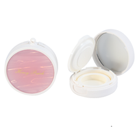 Fard à joues compact portable 4,5 g dans une jolie petite boîte en plastique ABS, avec un porte-clés pratique, emballage nomade, design élégant