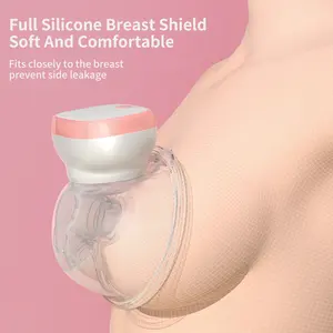 Nuovo silicone di disegno di tipo ospedaliero tiralatte portatile bambino indossabile pompa elettrica del seno