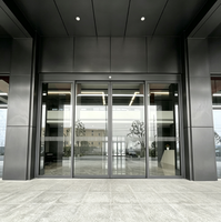 Pintu Geser Otomatis Heavy Duty dengan Sensor Anti Jepit dan Kaca Tempered untuk Pintu Masuk Gedung Komersial
