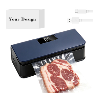 Scelleuse de sacs mini intelligente à affichage numérique rechargeable, conception magnétique, machine de mise sous vide alimentaire, sacs sous vide pour aliments - Product Image 1