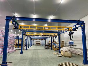 מערכת עגורני מגשר מיני גפיים מערכת עם סגסוגת אלומיניום לתלות כבל מכונת כביסה עבור מערכת kbk - Product Image 3