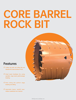 Barres de forage M'One à couple élevé, traitées thermiquement, 1200 mm pour forage de sols argileux, fondations Casagrande, soudées par robot, garantie 1 an