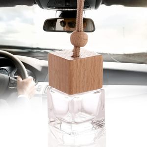 Diffuseur de parfum pour voiture personnalisé avec logo, flacon en verre pour huiles essentielles, avec bouchon en bois à suspendre – Meilleure vente - Product Image 5