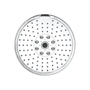 3F168 rond chromé 3 fonctions capteur sans contact douche de pluie intelligente ensemble de douche de pluie led complet pour salle de bain