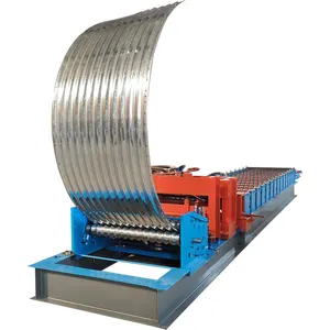 Steel Galvanized Metal Aluminum Sheet Roof Roll Forming Machine For Silo Mill sheet forming machine