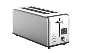 Tostadora de Metal con 6 Posiciones y Opción de Recolector de Migas, Pantalla LCD Elevada, 2 Ranuras Largas para Tostadas - Product Image 3