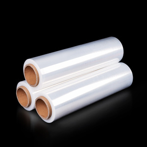 Tamaño 50mm * 200m 15 micras película elástica <span class=keywords><strong>de</strong></span> alta calidad película <span class=keywords><strong>de</strong></span> deformación hecha <span class=keywords><strong>de</strong></span> plástico LLDPE transparente y duradero producto recomendado - Product Image 4