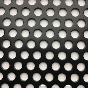 Maille métallique perforée en acier galvanisé, trous ronds, résistante à la corrosion, service de soudage et de pliage, utilisation en construction - Product Image 1