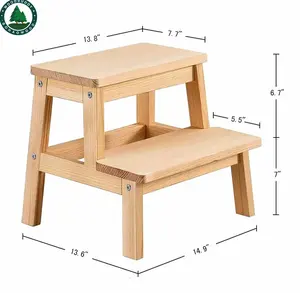 Деревянные ступенчатые стулья для Кухни Кабинета ванной комнаты спальни доступны два или три ступенчатые стулья для детской стирки лестницы ступенчатые стулья