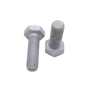 Pernos de Acero al Carbono Galvanizados en Caliente de Alta Resistencia Astm A394, Tamaños M10 M14 M16 M20, Sujetadores con Cabeza Hexagonal, Pernos Vend, Gran Venta - Product Image 5