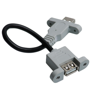 Rangkaian Kabel Elektronik Kustom USB 2.0 Male to Female Data Isolasi PVC 300mm - Product Image 1