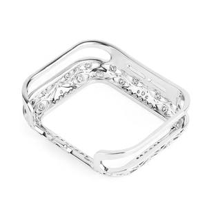Boîtier de montre en métal de conception exquise <span class=keywords><strong>pour</strong></span> <span class=keywords><strong>Apple</strong></span> <span class=keywords><strong>Watch</strong></span> 41mm 45mm matériau en cuivre <span class=keywords><strong>coque</strong></span> de couverture creuse <span class=keywords><strong>pour</strong></span> IWatch Series <span class=keywords><strong>7</strong></span> 6 5 4 3 2 1 - Product Image 5