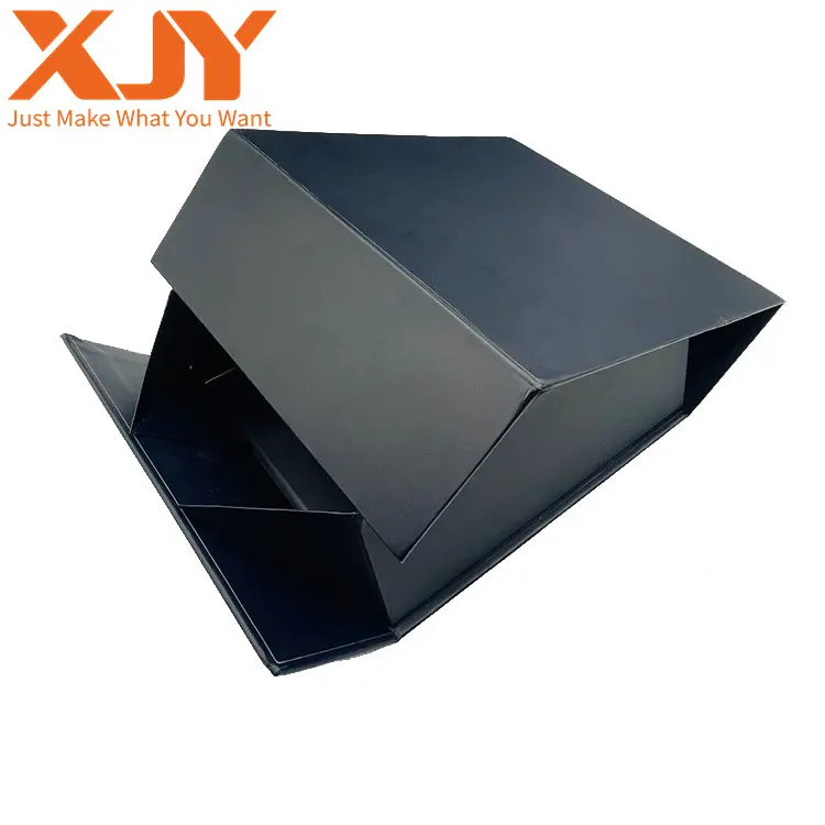 XJYカスタムサイズハードリジッドケース高級プリントギフト紙リサイクル可能高品質折りたたみボックス磁気蓋付き
