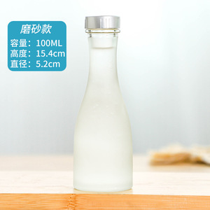 Bouteilles <span class=keywords><strong>de</strong></span> boisson en verre transparent givré <span class=keywords><strong>de</strong></span> 100 ml, 250 ml, 375 ml, 500 ml avec bouchon en liège pour l'emballage du vin <span class=keywords><strong>de</strong></span> prune - Product Image 6