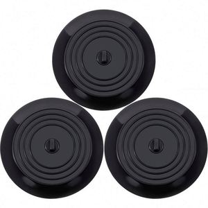 Bouchon de baignoire en silicone grand format, filtre anti-cheveux, couvercle à ventouse plat pour cuisine et salle de bain - Product Image 6