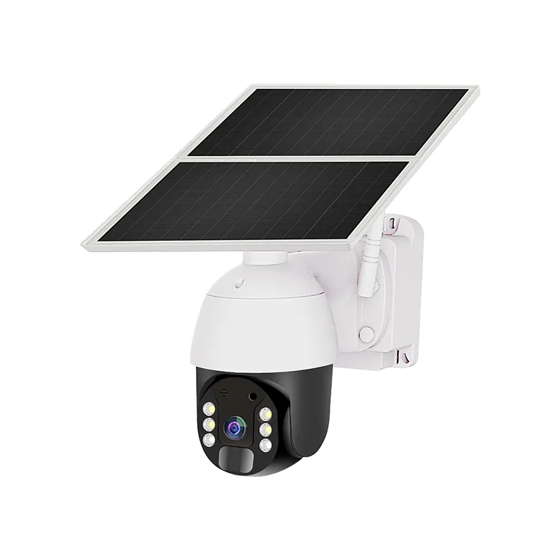 20W WiFi Solar Battery PTZ Camera HD 1080P Low Power Outdoor Waterproof 2MP Color Vision CCTV Security Surveillance IP Camera