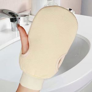 Factory Direct Sale Solid Color Reusable Bath Exfoliating Glove <b>Body</b> <b>Scrub</b> Cleaning Gloves Shower Exfoliating Mitt - Product Image 6