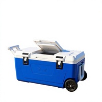 Boîte de pêche en mer en plastique épaissi SenTai, capacité 100 litres, avec roues, glacière pour poissons vivants, boîte de pêche à la ligne en plein air