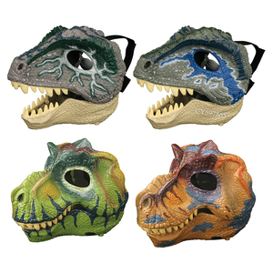 Phổ Biến Halloween Vai Trò Chơi Đồ Chơi Khủng Long Mặt Nạ T-Rex Dino Mặt Nạ Khủng Long Đầu Cho Trẻ Em - Product Image 1