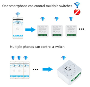 16A ซิกบี มินิ เซอร์กิตเบรกเกอร์โมดูลสวิตช์อัจฉริยะการควบคุมแสงแบบไร้สายทูย่า สมาร์ทไลฟ์แอปควบคุมเข้ากันได้กับอเล็กซา - Product Image 2