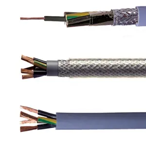 Fil de câble électrique à faible fumée d'isolation en PVC conducteur en cuivre