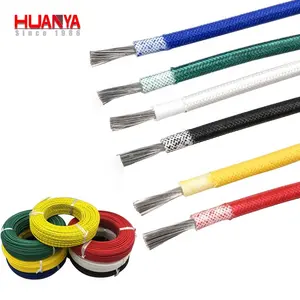Cable de calefacción de silicona trenzada de fibra de vidrio, 3mm