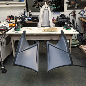 2016-2017 CANARDS DE PARACHOQUES TRASERO DE FIBRA DE CARBONO ESTILO CWS para <span class=keywords><strong>HONDA</strong></span> CIVIC X 10TH GEN - Product Image 5