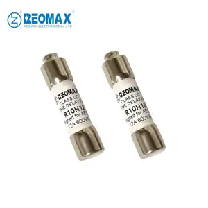 UL/CE 10x38 คลาสหน่วงเวลา CC ตลับหมึกไฟเบอร์กลาสฟิวส์กระแสสูง 200mA 440mA 1A 5A 10A 12A 15A 16A 20A 30A 40A 50A 60A AMP