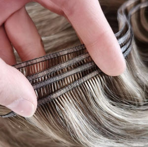 Nova Tendência: Extensão de Cabelo Genius Weft Invisível com Volume e Espessura Perfeitos, Conforto Russo, Pode Ser Cortada - Product Image 5