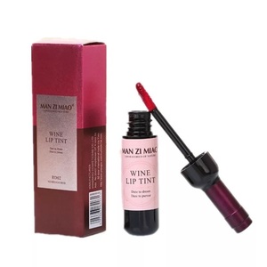 Tinte de labios rojo vino estilo coreano para mujer, maquillaje, lápiz labial líquido, brillo de labios rojos, cosmético - Product Image 3