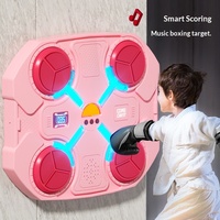 Cible de boxe musicale électronique pour enfants, en plastique, pour entraînement rythmique à domicile, jouet de fitness sportif anti-stress, cadeau