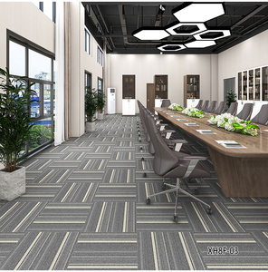 Sử dụng hình chữ nhật gạch thảm đệm <span class=keywords><strong>Polypropylene</strong></span> vuông Thảm hiện đại sọc mô hình mô-đun sinh thái thân thiện văn phòng nhà 1/12 - Product Image 6