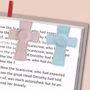 Wholesale Colorful Verse Cross <b>Bookmark</b> PU Leather Bible Magnetic <b>Bookmarks</b> for Promotional Gifts - Product Image 4
