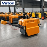 Compacteur routier manuel compact Contractor Choice avec double roue motrice pour une maniabilité efficace sur chantier