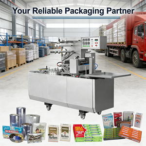 Automatic High Speed 3d Film Cellophane Wrapping Machinery <strong>for</strong> <strong>Condom</strong> Bulb Perfume Boxes Cellophane Overwrapping Packing Machine - Product Image 2