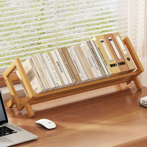 Wooden Bookshelf Rectangle Standing Type Office Organizer For Desk Storage Neatening - Product Image 1