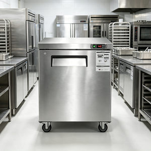 American ETL Commercial Single Door Under Counter Refrigerator Workbench Fridge Chiller For Coffee Shop.not A Freezer