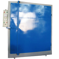 Four de séchage et de polymérisation industriel personnalisé à commande PLC, en acier, chauffé électriquement, pour peinture en poudre, avec moteur