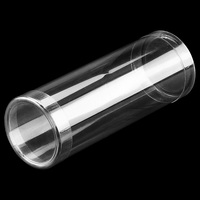 Boîte ronde en plastique de taille personnalisée transparente Boîtes en plastique PET en acétate Cylindre en plastique PVC pliable de nouveau style